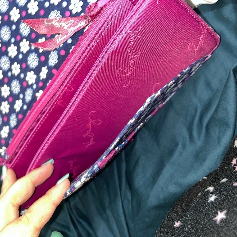 VERA BRADLEY BOYSENBERRY TRAVEL WALLET - Picture 10 of 11